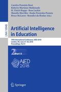 Penstein Rosé / Martínez-Maldonado / Hoppe |  Artificial Intelligence in Education | Buch |  Sack Fachmedien