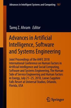 Ahram | Advances in Artificial Intelligence, Software and Systems Engineering | Buch | 978-3-319-94228-5 | sack.de