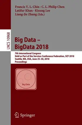 Chin / Chen / Zhang |  Big Data - BigData 2018 | Buch |  Sack Fachmedien
