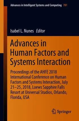 Nunes |  Advances in Human Factors and Systems Interaction | Buch |  Sack Fachmedien