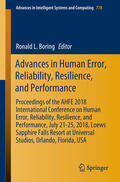 Boring |  Advances in Human Error, Reliability, Resilience, and Performance | eBook | Sack Fachmedien