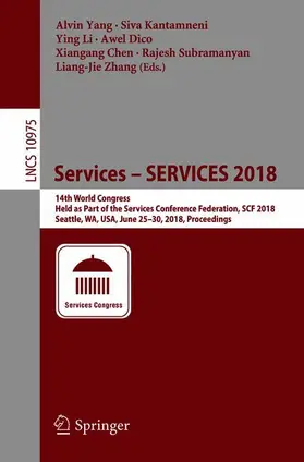 Yang / Kantamneni / Li |  Services - SERVICES 2018 | Buch |  Sack Fachmedien