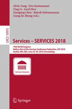 Yang / Kantamneni / Li |  Services – SERVICES 2018 | eBook | Sack Fachmedien