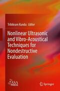 Kundu |  Nonlinear Ultrasonic and Vibro-Acoustical Techniques for Nondestructive Evaluation | Buch |  Sack Fachmedien