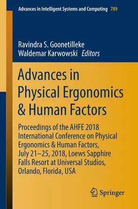 Goonetilleke / Karwowski |  Advances in Physical Ergonomics & Human Factors | eBook | Sack Fachmedien