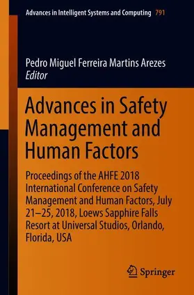 Arezes |  Advances in Safety Management and Human Factors | Buch |  Sack Fachmedien