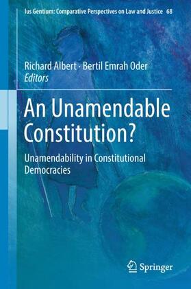 Oder / Albert | An Unamendable Constitution? | Buch | sack.de