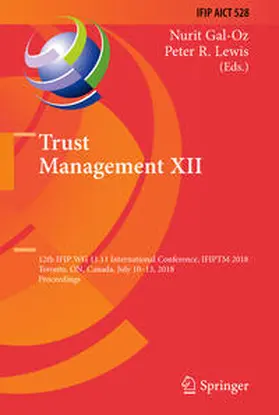 Gal-Oz / Lewis |  Trust Management XII | eBook | Sack Fachmedien