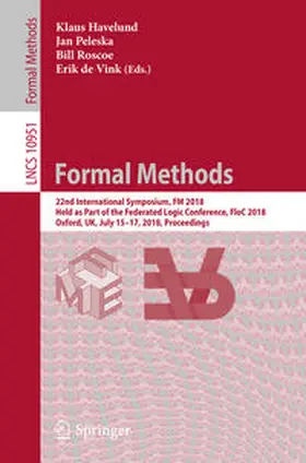 Havelund / Peleska / Roscoe |  Formal Methods | eBook | Sack Fachmedien