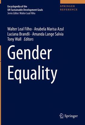 Leal Filho / Azul / Brandli | Gender Equality | Buch | 978-3-319-95686-2 | sack.de