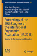 Bagnara / Tartaglia / Albolino |  Proceedings of the 20th Congress of the International Ergonomics Association (IEA 2018) | eBook | Sack Fachmedien