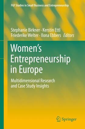 Birkner / Ebbers / Ettl |  Women's Entrepreneurship in Europe | Buch |  Sack Fachmedien