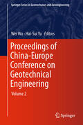 Wu / Yu |  Proceedings of China-Europe Conference on Geotechnical Engineering | eBook | Sack Fachmedien