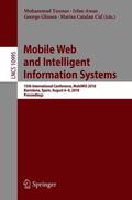 Younas / Catalan Cid / Awan |  Mobile Web and Intelligent Information Systems | Buch |  Sack Fachmedien