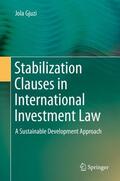 Gjuzi |  Stabilization Clauses in International Investment Law | Buch |  Sack Fachmedien