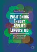 Kayi-Aydar / Kayi-Aydar |  Positioning Theory in Applied Linguistics | Buch |  Sack Fachmedien