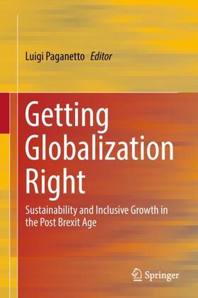 Paganetto | Getting Globalization Right | Buch | 978-3-319-97691-4 | sack.de