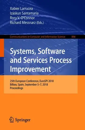 Larrucea / Messnarz / Santamaria |  Systems, Software and Services Process Improvement | Buch |  Sack Fachmedien