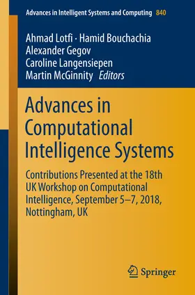 Lotfi / Bouchachia / Gegov | Advances in Computational Intelligence Systems | E-Book | www.sack.de