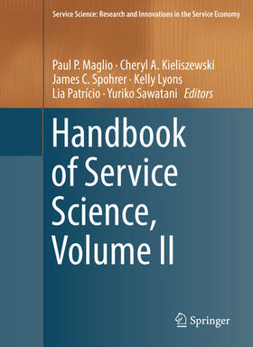 Maglio / Kieliszewski / Spohrer | Handbook of Service Science, Volume II | E-Book | sack.de