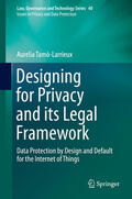 Tamò-Larrieux |  Designing for Privacy and its Legal Framework | eBook | Sack Fachmedien