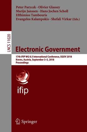 Parycek / Glassey / Janssen |  Electronic Government | Buch |  Sack Fachmedien