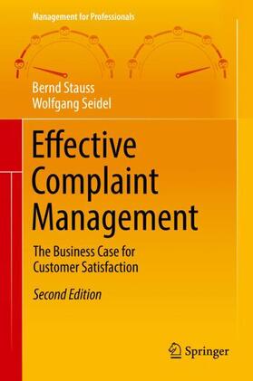 Seidel / Stauss | Effective Complaint Management | Buch | 978-3-319-98704-0 | sack.de