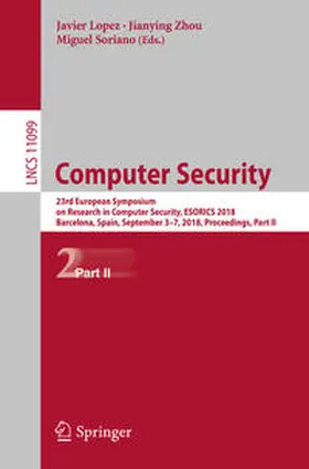 Lopez / Zhou / Soriano | Computer Security | E-Book | sack.de