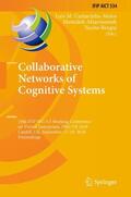 Camarinha-Matos / Rezgui / Afsarmanesh |  Collaborative Networks of Cognitive Systems | Buch |  Sack Fachmedien