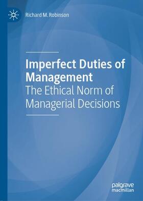 Robinson | Imperfect Duties of Management | Buch | 978-3-319-99791-9 | sack.de