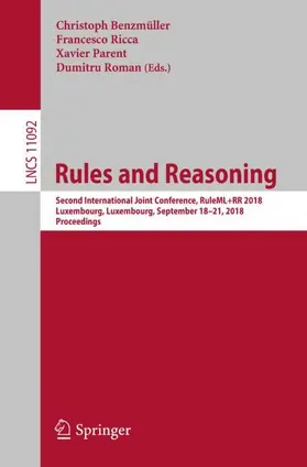 Benzmüller / Roman / Ricca |  Rules and Reasoning | Buch |  Sack Fachmedien