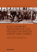 Ito / Laschitza / Luban |  Rosa Luxemburg. Ökonomische und historisch-politische Aspekte ihres Werkes | Buch |  Sack Fachmedien