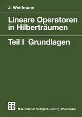 Weidmann | Lineare Operatoren in Hilberträumen | E-Book | www.sack.de