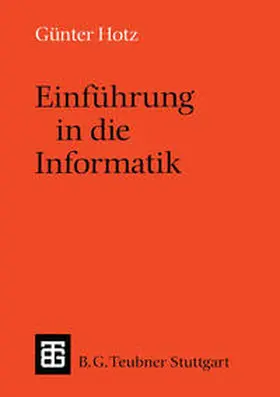 Hotz |  Einführung in die Informatik | eBook | Sack Fachmedien