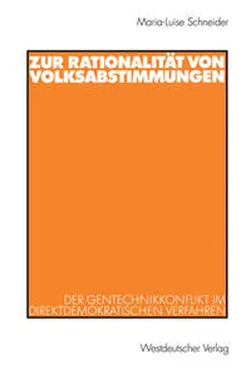 Schneider | Zur Rationalität von Volksabstimmungen | E-Book | www.sack.de