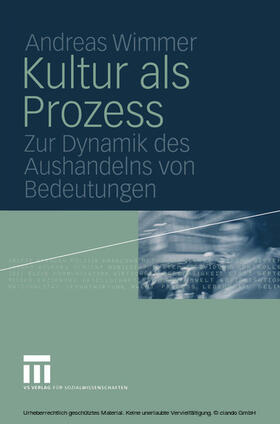 Wimmer | Kultur als Prozess | E-Book | sack.de