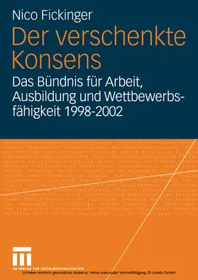 Fickinger | Der verschenkte Konsens | E-Book | www.sack.de