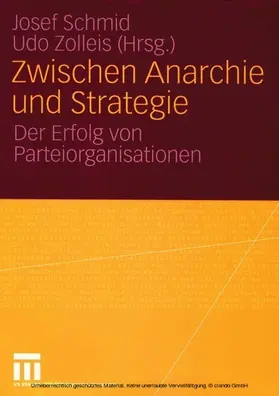 Schmid / Zolleis |  Zwischen Anarchie und Strategie | eBook | Sack Fachmedien