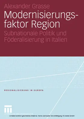 Grasse |  Modernisierungsfaktor Region | eBook | Sack Fachmedien