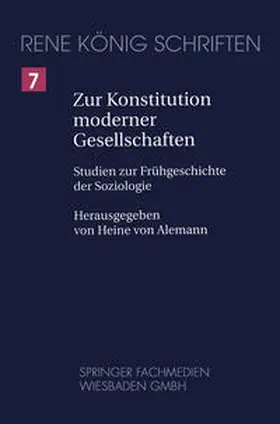 Alemann |  Zur Konstitution moderner Gesellschaften | eBook | Sack Fachmedien