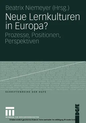 Niemeyer | Neue Lernkulturen in Europa? | E-Book | www.sack.de