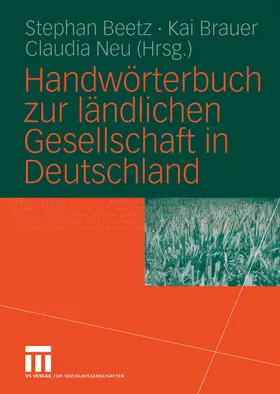 Beetz / Brauer / Neu |  Handwörterbuch zur ländlichen Gesellschaft in Deutschland | eBook | Sack Fachmedien
