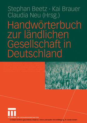 Beetz / Brauer / Neu | Handwörterbuch zur ländlichen Gesellschaft in Deutschland | E-Book | sack.de