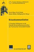 Blum / Uhr / Greipl |  Krisenkommunikation | Buch |  Sack Fachmedien