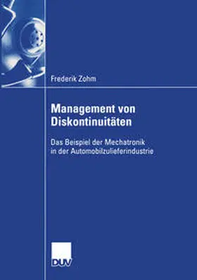 Zohm | Management von Diskontinuitäten | E-Book | sack.de