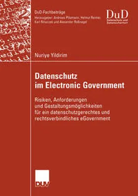 Yildirim |  Datenschutz im Electronic Government | eBook | Sack Fachmedien