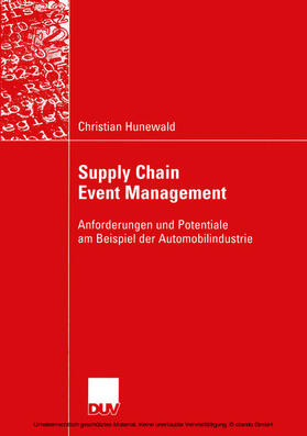Hunewald | Supply Chain Event Management | E-Book | sack.de