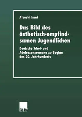 Imai | Das Bild des ästhetisch-empfindsamen Jugendlichen | E-Book | www.sack.de