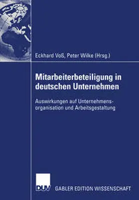 Voß / Wilke |  Mitarbeiterbeteiligung in deutschen Unternehmen | eBook | Sack Fachmedien