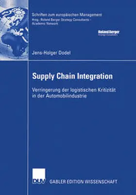 Dodel |  Supply Chain Integration | eBook | Sack Fachmedien